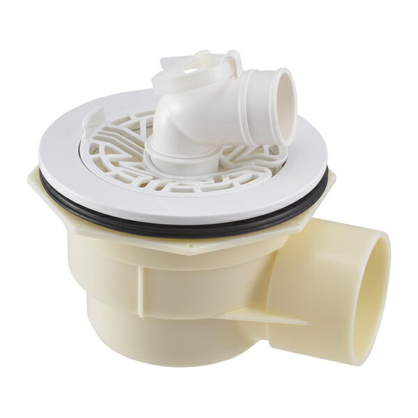 カクダイ 【426-160-W】横引トラップ ホワイト〔GB〕