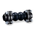 トーゼン/TOZEN 【PTコネクタS(ユニオン FCD)40A】空調用 2山形ねじ込みタイプ ゴム製フレキシブル継手〔GJ〕