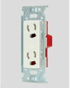 β神保電器 配線器具【JEC-BN-99GPW】ピュアホワイト J・WIDEシリーズ 抜止接地ダブルコンセント 金属枠