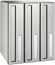 ####u.ダイケン 郵便受【CSP-221T-3D】ポステック CSP-221T型 前入れ後出し・3戸用・縦型