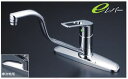 KVK 水栓金具【KM5091ZTHEC】流し台シングルレバー式混合栓 吐水口広々 寒冷地仕様〔HB〕