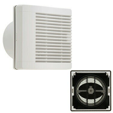 ユニックス 換気口【PSKG100BWF】過給気防止レジスター ガラリカバー メッシュフィルター(防虫・粗塵対策) 受注生産〔HF〕