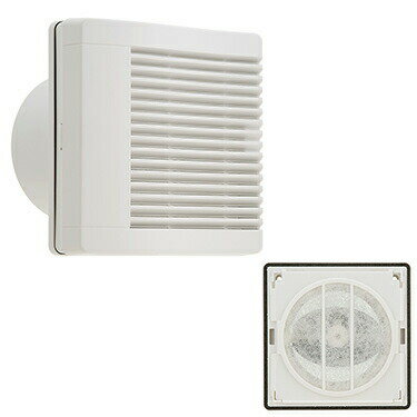 ユニックス 換気口【PSKG100BWFH】過給気防止レジスター ガラリカバー 不織布フィルター(粗塵・花粉対策) 受注生産〔HF〕