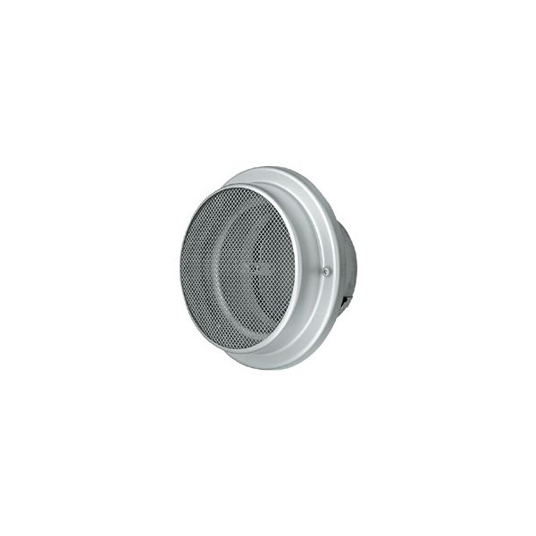 MELAT/メルコエアテック 換気部材【AT-125BNAD4】ベントキャップ 外壁用(アルミ製) 適用パイプφ125 網 防火ダンパー付〔HF〕