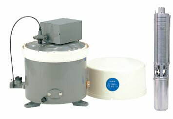 テラル 深井戸用圧力タンク式水中ポンプ【25TWS-T6.6S-9】60Hz 単相100V〔FA〕