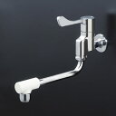 KVK 水栓金具【K1800FR3】ワンタッチハンドル付泡沫自在水栓 300mm泡沫パイプ付〔GA〕