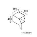 ###INAX/LIXIL 洗面化粧台 クレヴィ【RBU-455C】アッパーキャビネット ハイグレード 間口450mm プッシュラッチ扉 L・R兼用 受注生産〔...