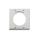 ###パナソニック 配線器具【WN9616K】コンセントプレート ステンレスプレート φ71.5 受注約1ヶ月