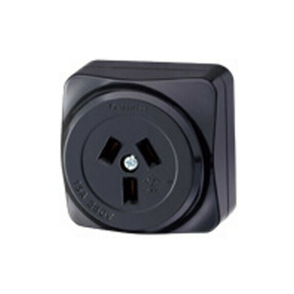 パナソニック 配線器具【WK1315】露出コンセント 3P 15A 250V ブラック