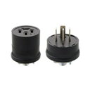 パナソニック 配線器具【WA1420】コードコネクタ(セット品) 接地3P(旧4P) 20A 250V ブラック