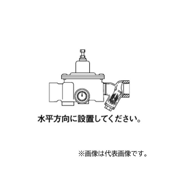 リンナイ 部材【UOP-PRV-40A3kM】(23-1398) 減圧弁 40A 水圧計付 ストレーナ付〔GH〕