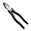 ∀フジ矢 【3300N-200】電工職人偏芯ペンチ ZERO BLACK 200mm (4952520030905)