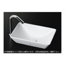 ###TOTO セット品番【L725+TLE35SM1W】カウンター式手洗器 ベッセル式 台付自動水栓(単水栓・発電タイプ) アクアオート 床排水金具セット(S...
