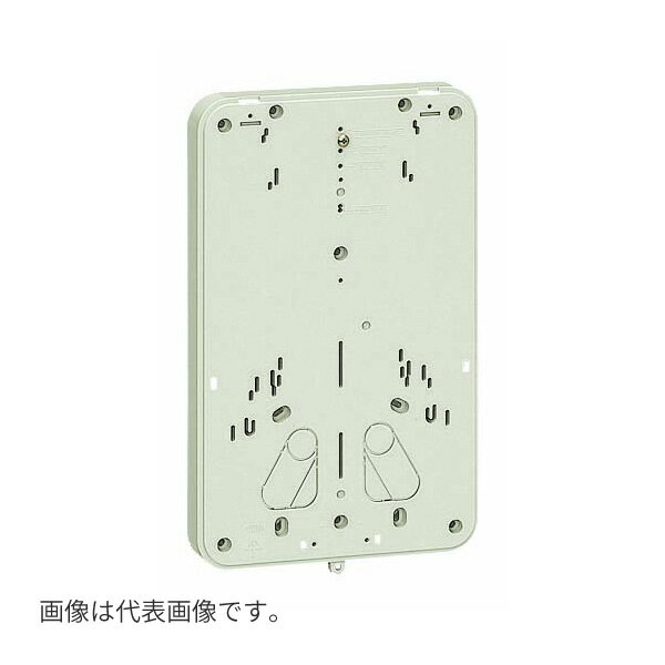 未来工業 【BP-2M】ミルキーホワイト 積算電力計・計器箱取付板 1個用