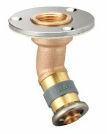 KVK iジョイント【GDYA45-13P1】配管部材 床立上アダプター(45°タイプ) 13〔IF〕