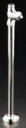 KVK 水栓金具【K31A37P2】ストレート形止水栓 (給水管362mm) ドライバー式 銅パイプ・ナットなし 固定こま〔GA〕