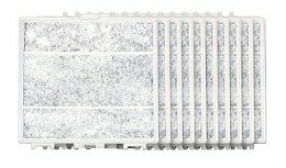バクマ工業【RESF-150】交換用空気清浄フィルター 樹脂製差圧式レジスター専用（10枚セット）〔HI〕