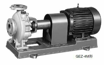 ###川本ポンプ【GEZ1505-4ME30】50Hz 海水用 ナイロンコーティング 三相200V GEZ-4M形 カワホープ〔GA〕