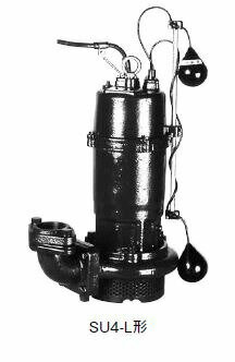 川本ポンプ【SU4-505-1.5L(着脱タイプ)】50Hz 汚水水中ポンプ 2極 三相200V 自動型 SU4形〔GA〕