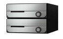 ####u.ナスタ/Nasta【KS-MB5002PU-2L】ポスト 前入前出 屋内タイプ 静音大型ダイヤル錠 戸数2