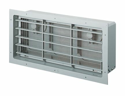 ▲●u.ナスタ/Nasta【KS-0313P】床下換気口 樹脂 断熱気密タイプ ライトグレー