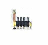 ●♪パーパス 配管接続部材【LH-41VF〔＊LH41〕】ヘッダー 熱動弁付(ジョイント付属) 4系統(4P:1本)