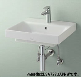 ###TOTO セット品番【LSC722BASNW】ベッセル式洗面器セット一式 立水栓 ボトルトラップ 目皿仕様 (目皿盗難防止仕様) 壁給水 床排水〔GE〕