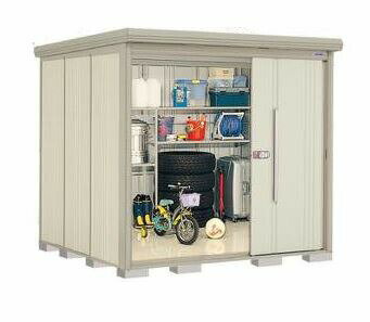 ☆商品券3000円付☆●u.タクボ物置【ND-SZ2222Y】NDシリーズ Mr.ストックマン ダンディ 中・大型物置 側面棚タイプ 結露減少屋根 多雪型 受注生産(4)