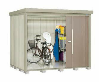 ●u.タクボ物置【ND-SZ2519Y】NDシリーズ Mr.ストックマン ダンディ 中・大型物置 側面棚タイプ 結露減少屋根 多雪型 受注生産