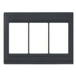 パナソニック 配線器具【WTA7339HK】(マットグレー) アドバンスシリーズ 簡易耐火スイッチプレート (3..