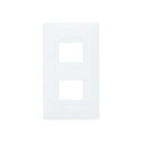 パナソニック 配線器具【WTL7002WK】(マットホワイト) アドバンスシリーズ コンセントプレート 1連用 2コ用