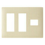 パナソニック 配線器具【WTL7007FK】(マットベージュ) アドバンスシリーズ コンセントプレート 3連用 7..