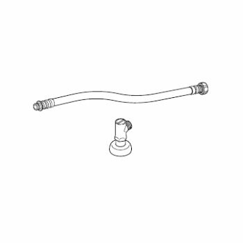 INAX/LIXIL 部材【CF-93-1-SET-PTC】止水栓ホースセット（袋ナット接続）※ホース長さ：1350mm〔EJ〕