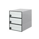 ###u.田島メタルワーク【MX-92-28FF-3-W (myナンバー錠)】集合住宅用 郵便受箱 前入前出 引上げ扉 3段 ホワイト 防雨仕様 大型郵便対応タイプ