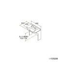 ###TOTO【LDSML090BUGFM1A】ホワイト 洗面化粧台 住宅向け車いす対応洗面 エンドパネル式 エコシングルシャワー水栓 寒冷地 壁給水・床排水 間口900 受注約2週〔GE〕