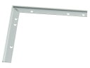 ####u.アシスト/Assist 【20-4132LS51】床金物 出隅 パスタライン アルミ製 シルバー 小頭用穴あけ加工済み 200×200mm