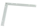 ####u.アシスト/Assist 【20-4132LS52】床金物 入隅 パスタライン アルミ製 シルバー 小頭用穴あけ加工済み 200×200mm