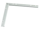####u.アシスト/Assist 【20-4143LS52】床金物 入隅 パスタライン アルミ製 シルバー 小頭用穴あけ加工済み 200×200mm