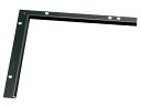 ####u.アシスト/Assist 【20-4143LBL52】床金物 入隅 パスタライン アルミ製 ブラック 小頭用穴あけ加工済み 200×200mm
