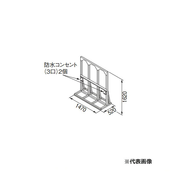 リンナイ 部材【UOP-5001STD-3S】(23-2314) 連結スタンド 3S 業務用ガス給湯器オプション〔GH〕