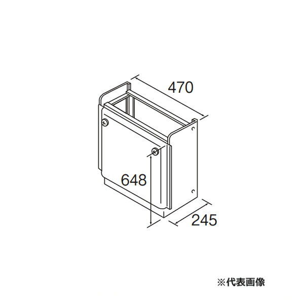 リンナイ 部材【WOP-8201UW-650】(24-1505) 据置台 650 業務用ガス給湯器オプション〔GH〕