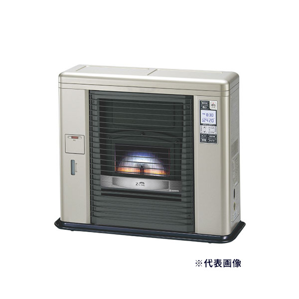●長府(旧サンポット) 石油ストーブ【UFH-703SX E(SB)】シェルブロンド ゼータス イング FF式 床暖房内..