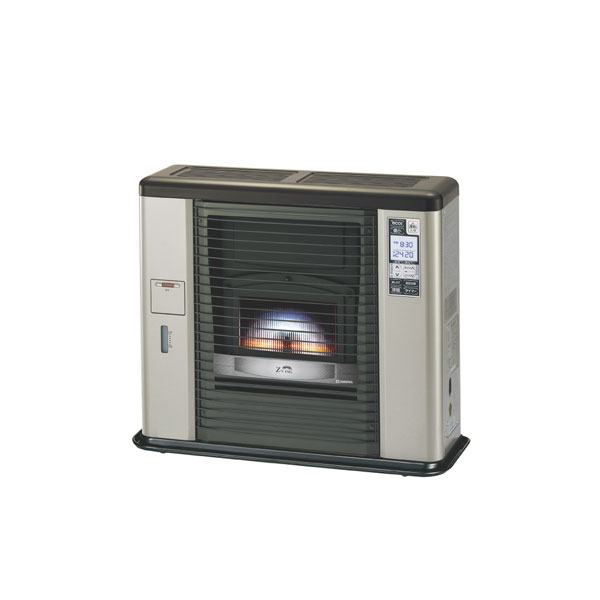 ●長府(旧サンポット) 石油ストーブ【UFH-703RX E(SB)】シェルブロンド ゼータス イング FF式 床暖房内..