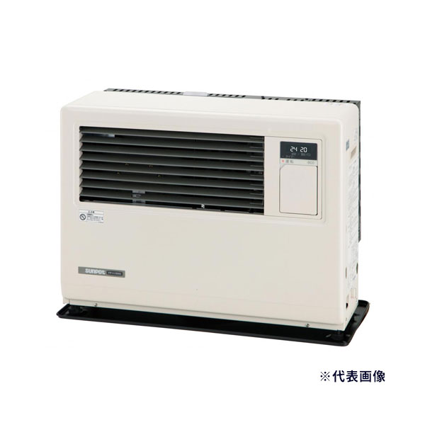 ●長府(旧サンポット) 石油暖房機【FF-11000BF E(W)】FF式温風 業務用 木造29畳/コンクリート45畳 石油..