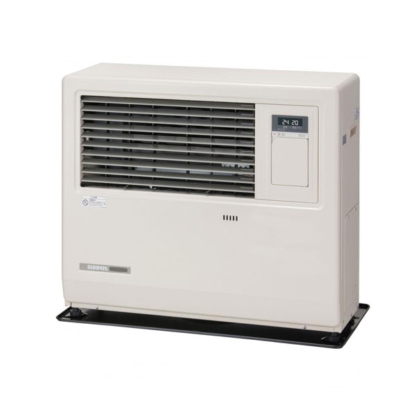 ●長府(旧サンポット) 石油暖房機【FF-15000GBF E(W)】FF式温風 業務用 木造41畳/コンクリート65畳 石油..