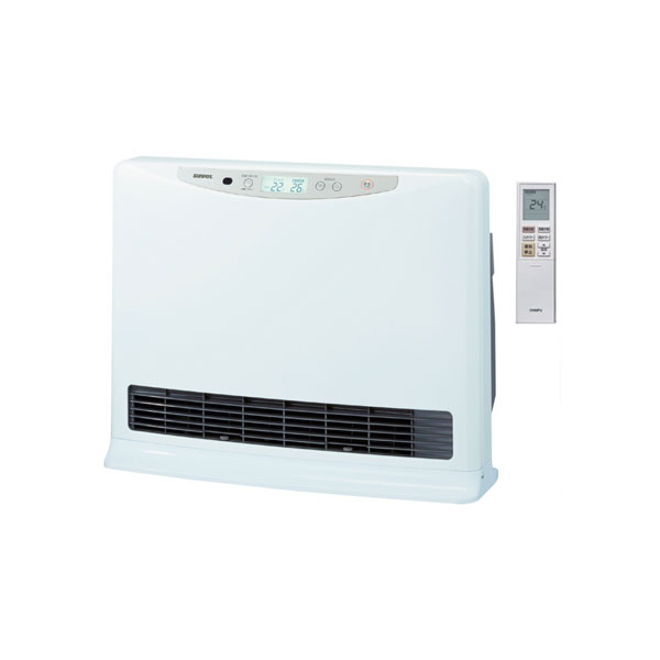 ●長府(旧サンポット) 【FC-65PWS E】パールホワイト ファンコンベクター 温水ルームヒーター 室内機のみ(熱源機別売) リモコン付〔GC〕