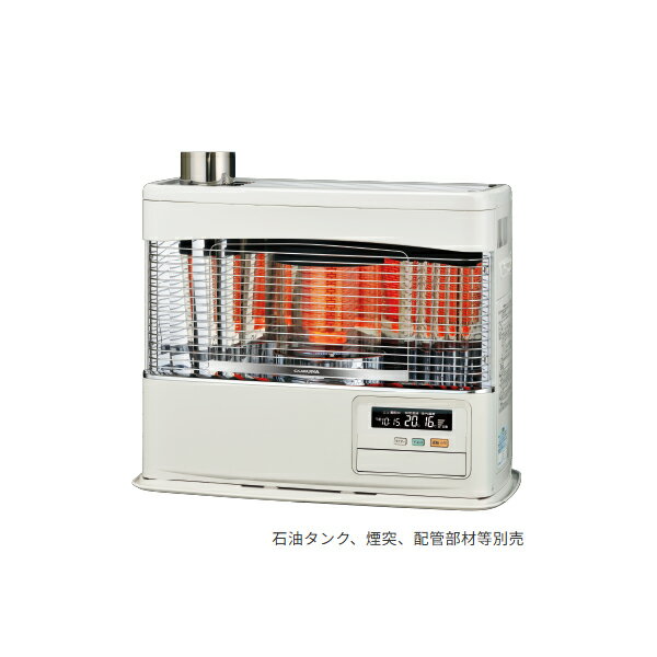 ●コロナ 暖房機器【SV-7025PR(W)】ホワイト 煙突式石油暖房機(輻射型) PRシリーズ ポット式 主に18畳用 別置タンク式(石油タンク・煙突別売)