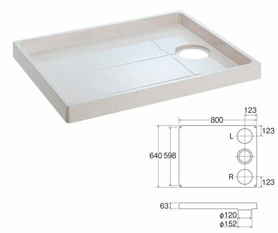 π‡‡‡三栄水栓/SANEI【H541-800R】洗濯機パン〔FA〕