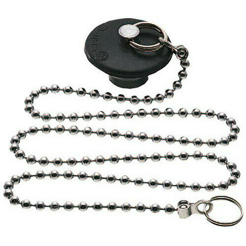 三栄水栓/SANEI【PH27-40】バス用W式クサリ付ゴム栓〔FA〕