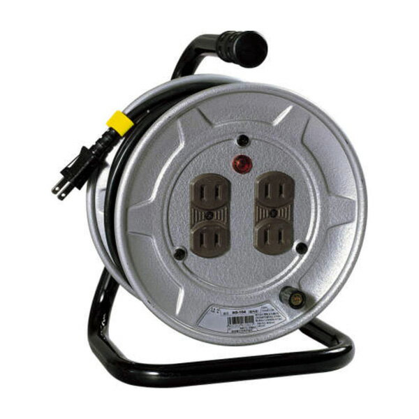 ∀日動工業 【NS-104】電工ドラム 屋内型 100V 10m アース無し (4937305032022)
